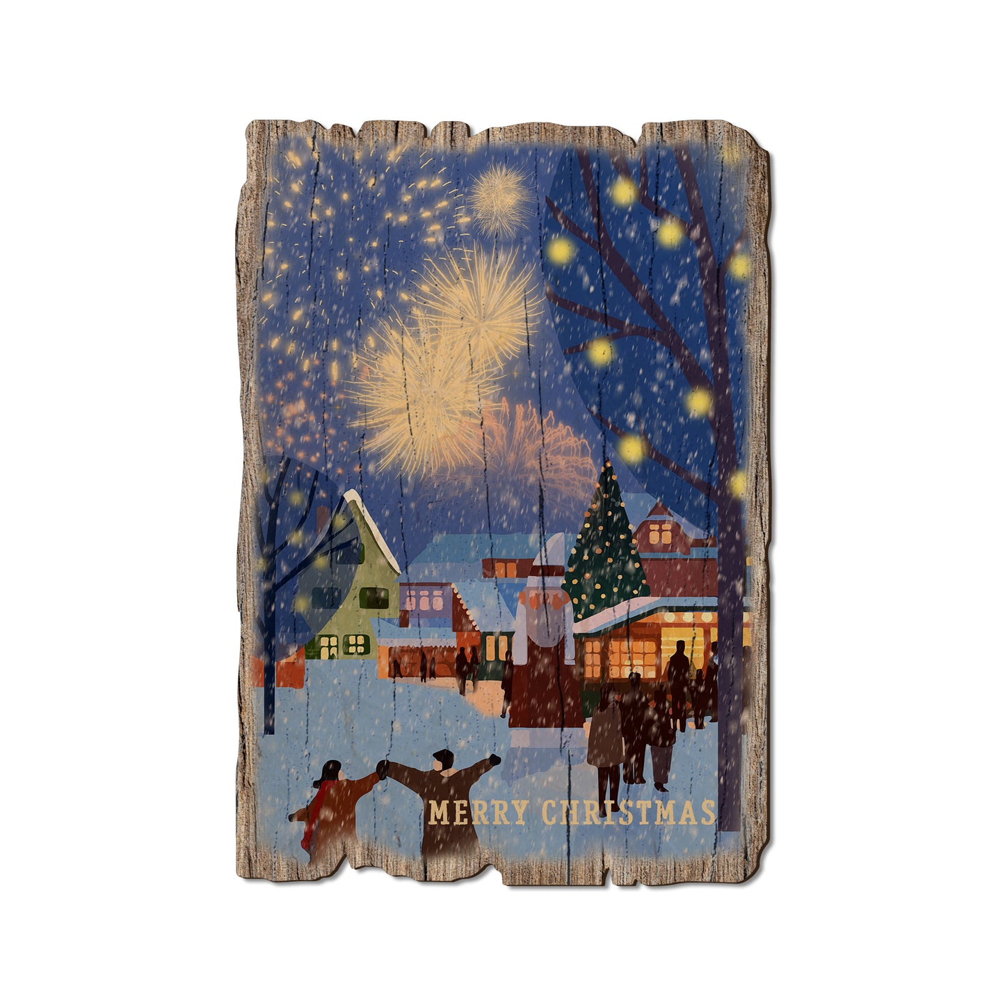Christmas Celebration - Rustic Edge Postcards & Magnets Rustic Edge Postcard (5pk // $2.80ea)