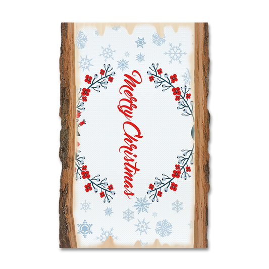 Magnet: Live Edge - Christmas Circle