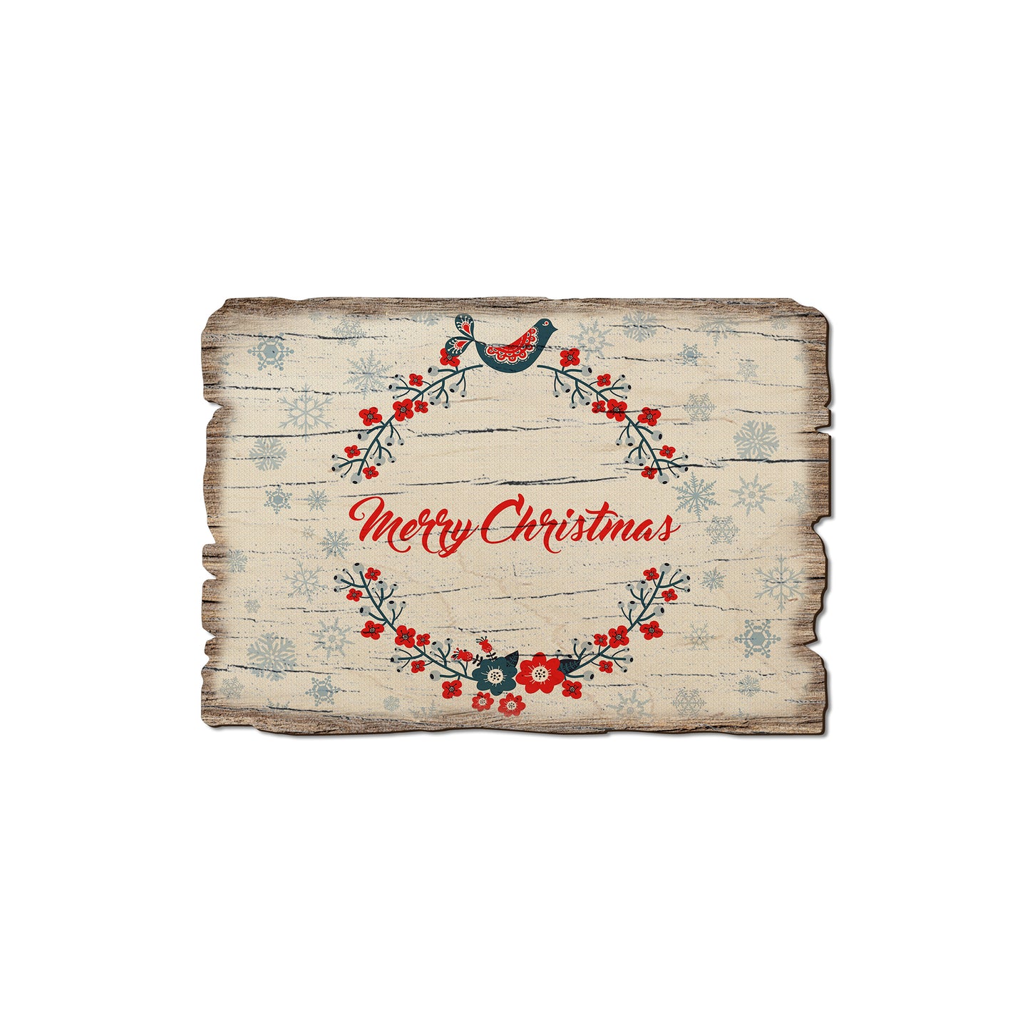 Christmas Circle - Rustic Edge Postcards & Magnets Rustic Edge Magnet (5pk // $2.80ea)