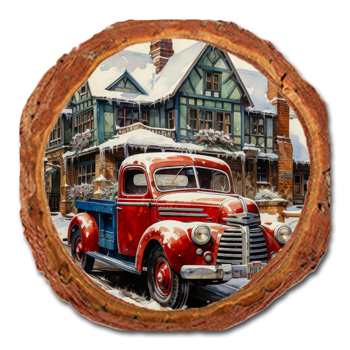 Coaster: Live Edge - Christmas Pickup