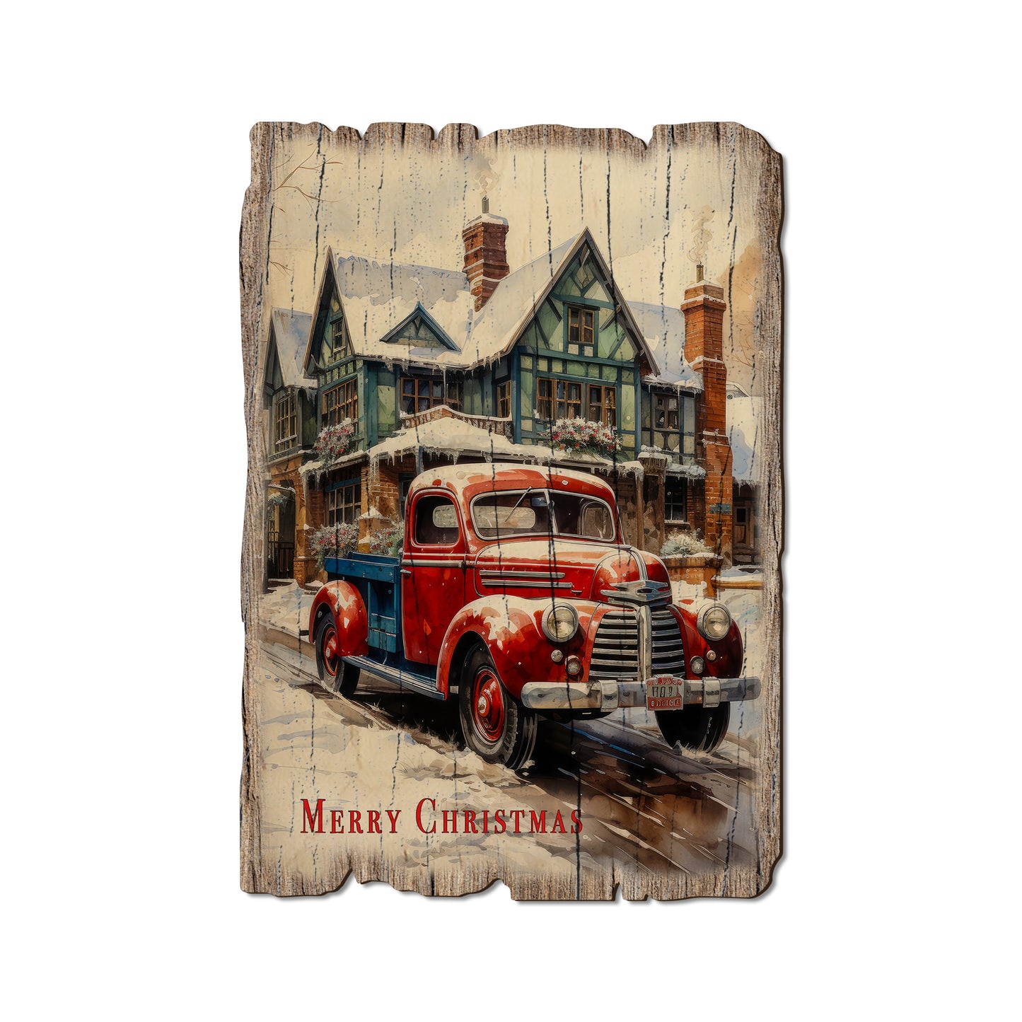 Christmas Pickup - Rustic Edge Postcards & Magnets Rustic Edge Postcard (5pk // $2.80ea)