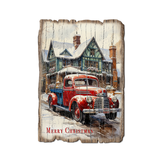 Greeting Card: Weathered Edge - Christmas Pickup (Pack of 5)