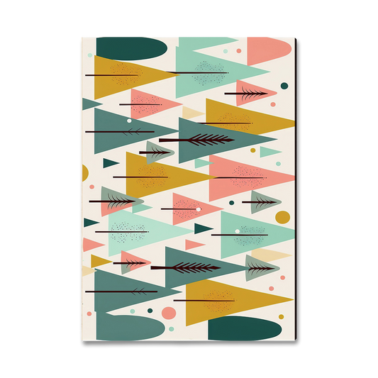 Magnet: Classic Edge - 60's Christmas Forest