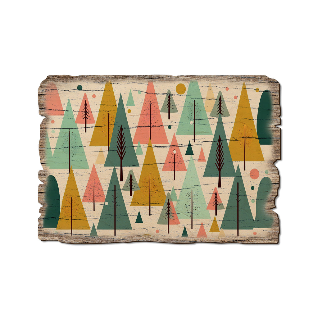 60S Christmas Forest - Weathered Edge