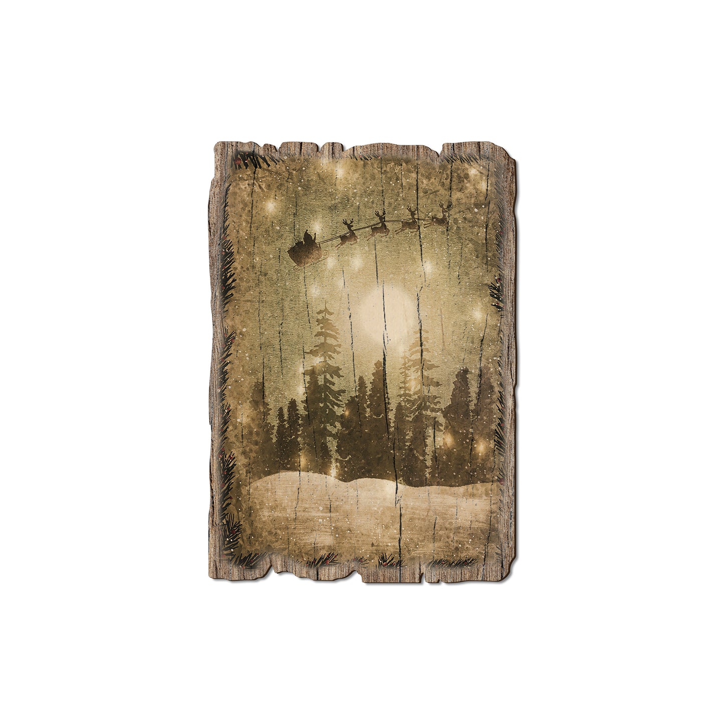 1920's Christmas - Rustic Edge Postcards & Magnets Rustic Edge Magnet (5pk // $2.80ea)