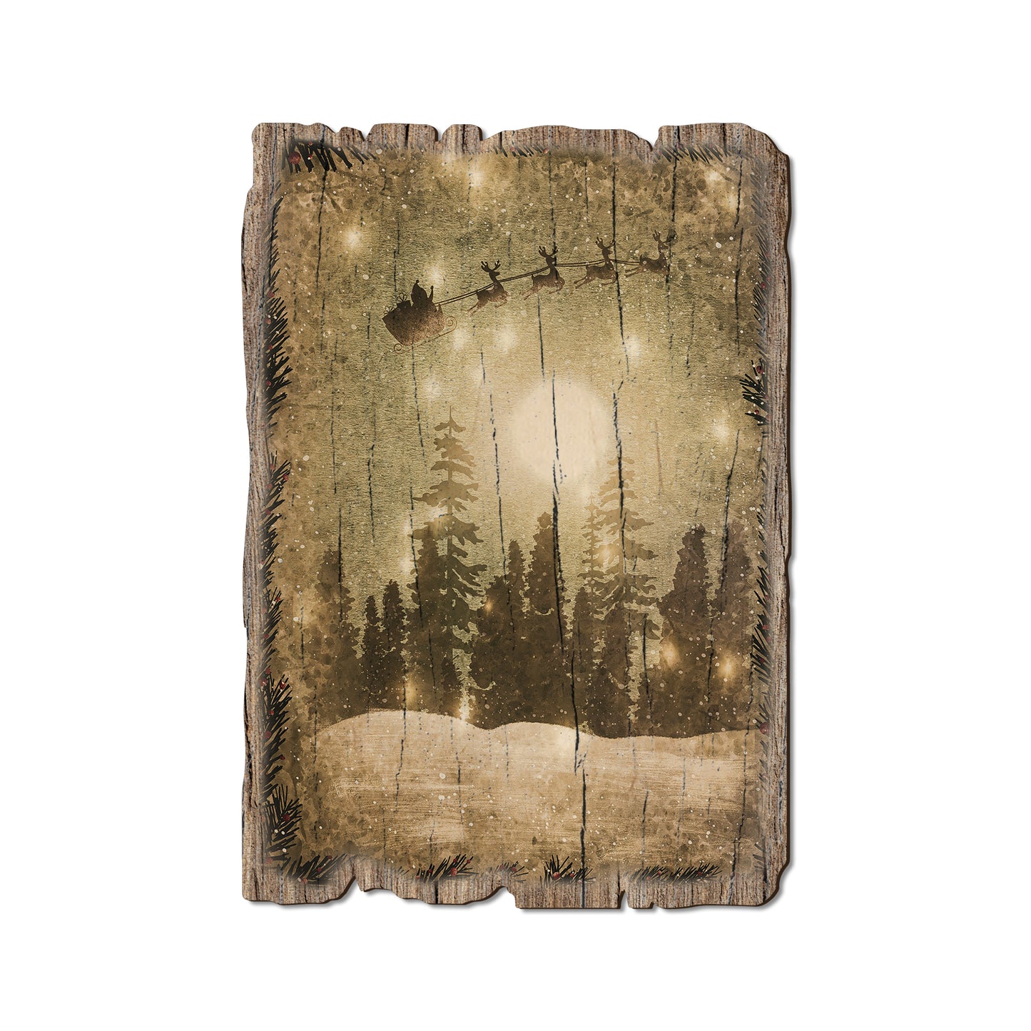 1920's Christmas - Rustic Edge Postcards & Magnets Rustic Edge Postcard (5pk // $2.80ea)