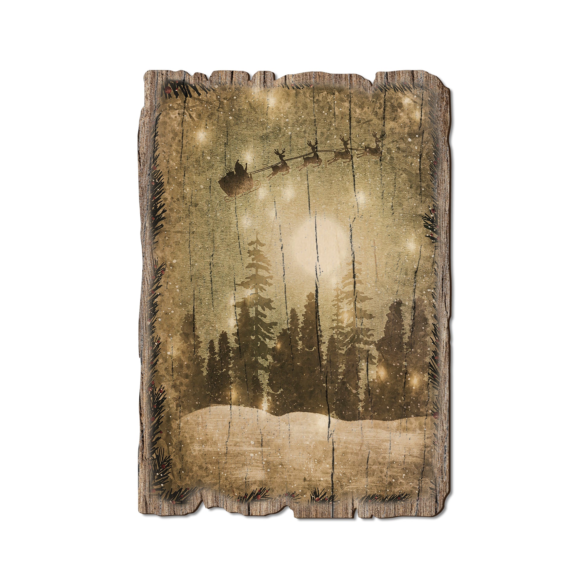 1920's Christmas - Rustic Edge Postcards & Magnets Rustic Edge Postcard (5pk // $2.80ea)