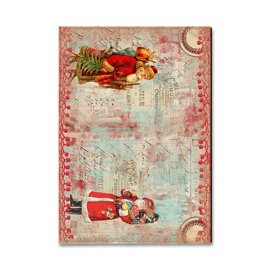 Magnet: Classic Edge - Christmas Scrapbook