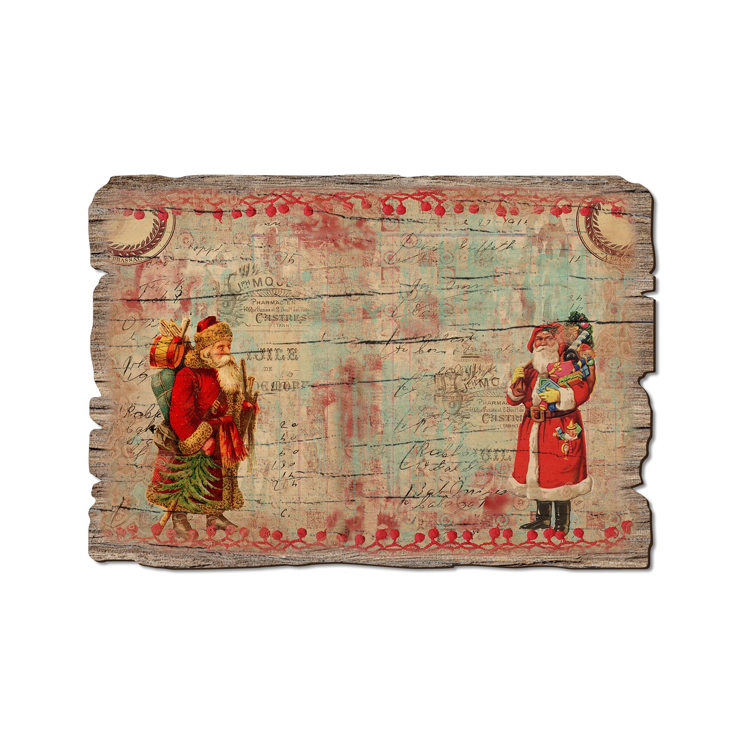 Christmas Scrapbook - Rustic Edge Postcards & Magnets Rustic Edge Postcard (5pk // $2.80ea)