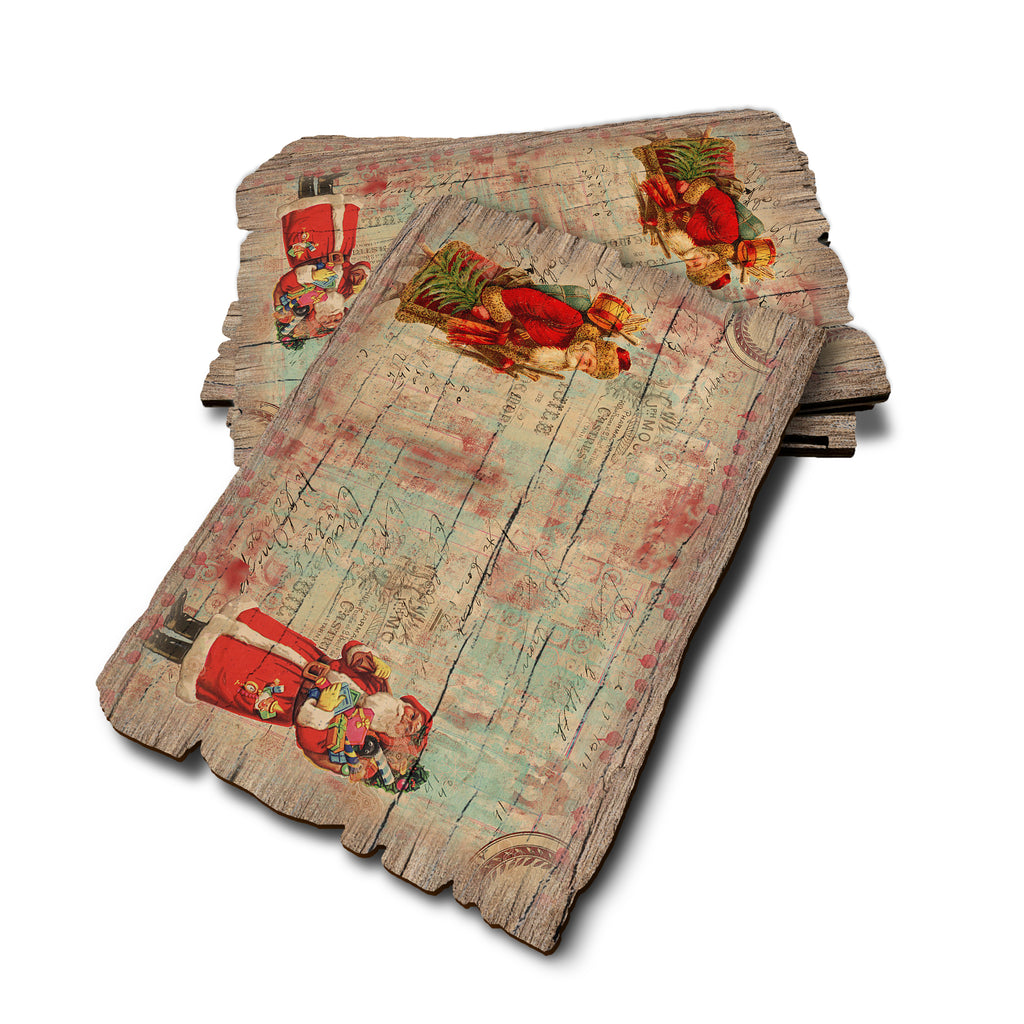 Christmas Scrapbook - Weathered Edge Rustic Edge Postcard (5pk // $2.80ea)