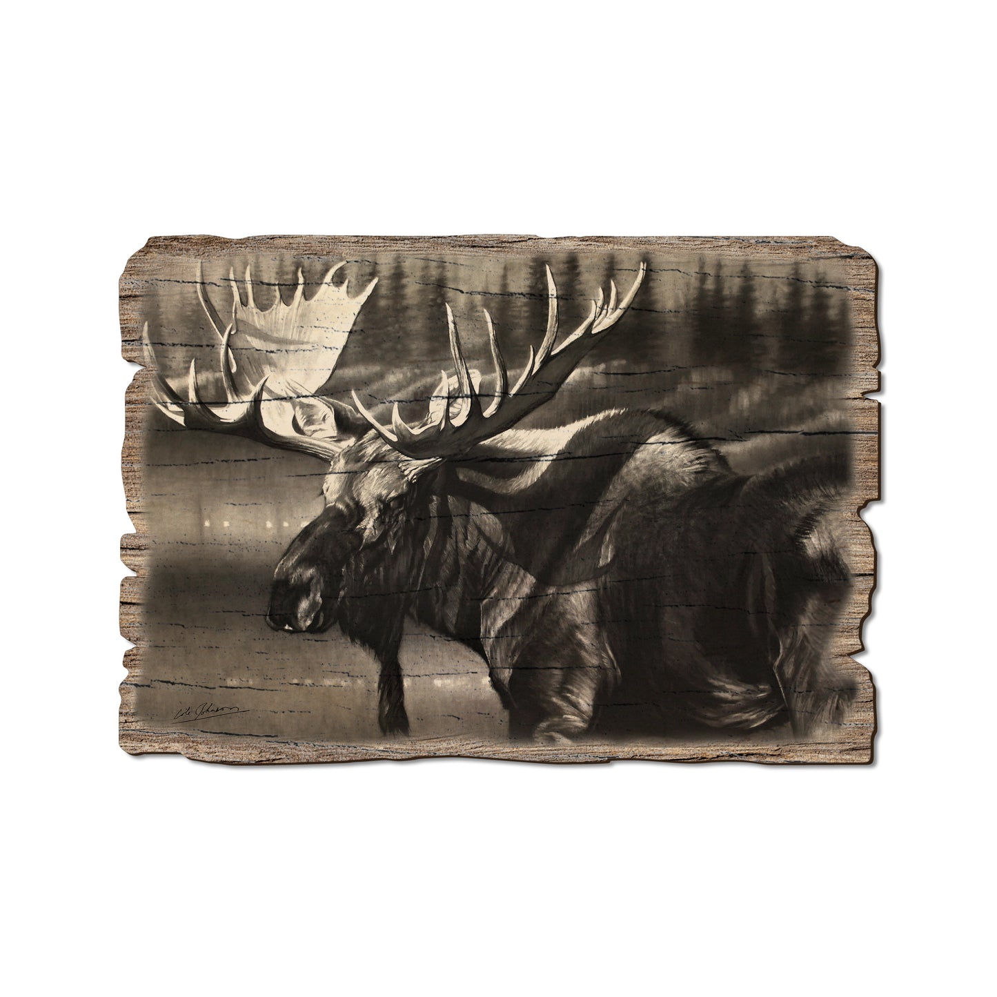 Johnson's Boreals Beast - Rustic Edge Postcards & Magnets Rustic Edge Postcard (5pk // $2.80ea)