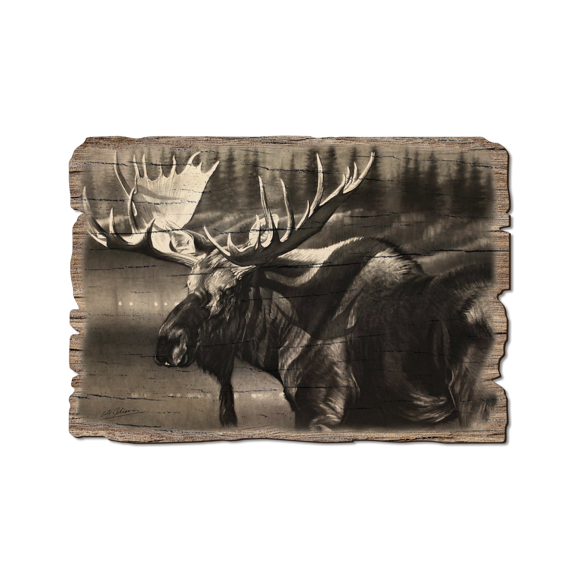 Johnson's Boreals Beast - Rustic Edge Postcards & Magnets Rustic Edge Postcard (5pk // $2.80ea)