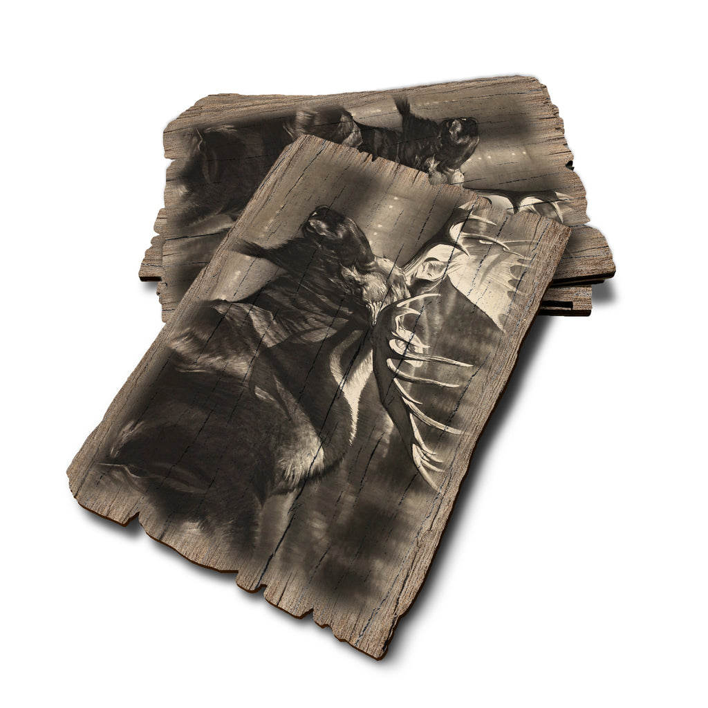 Johnson's Boreals Beast - Weathered Edge Rustic Edge Postcard (5pk // $2.80ea)