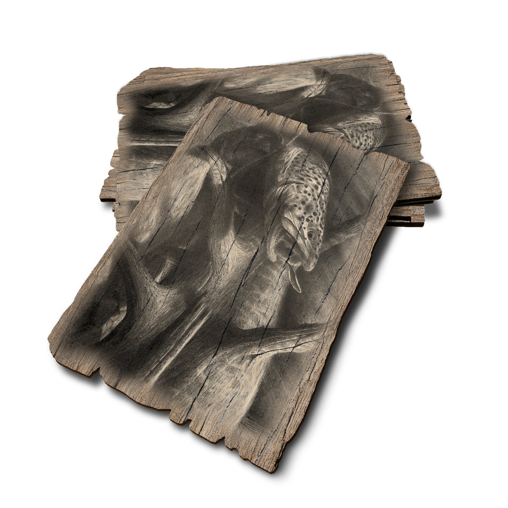 Johnson's Out Of Darkness - Weathered Edge Rustic Edge Postcard (5pk // $2.80ea)