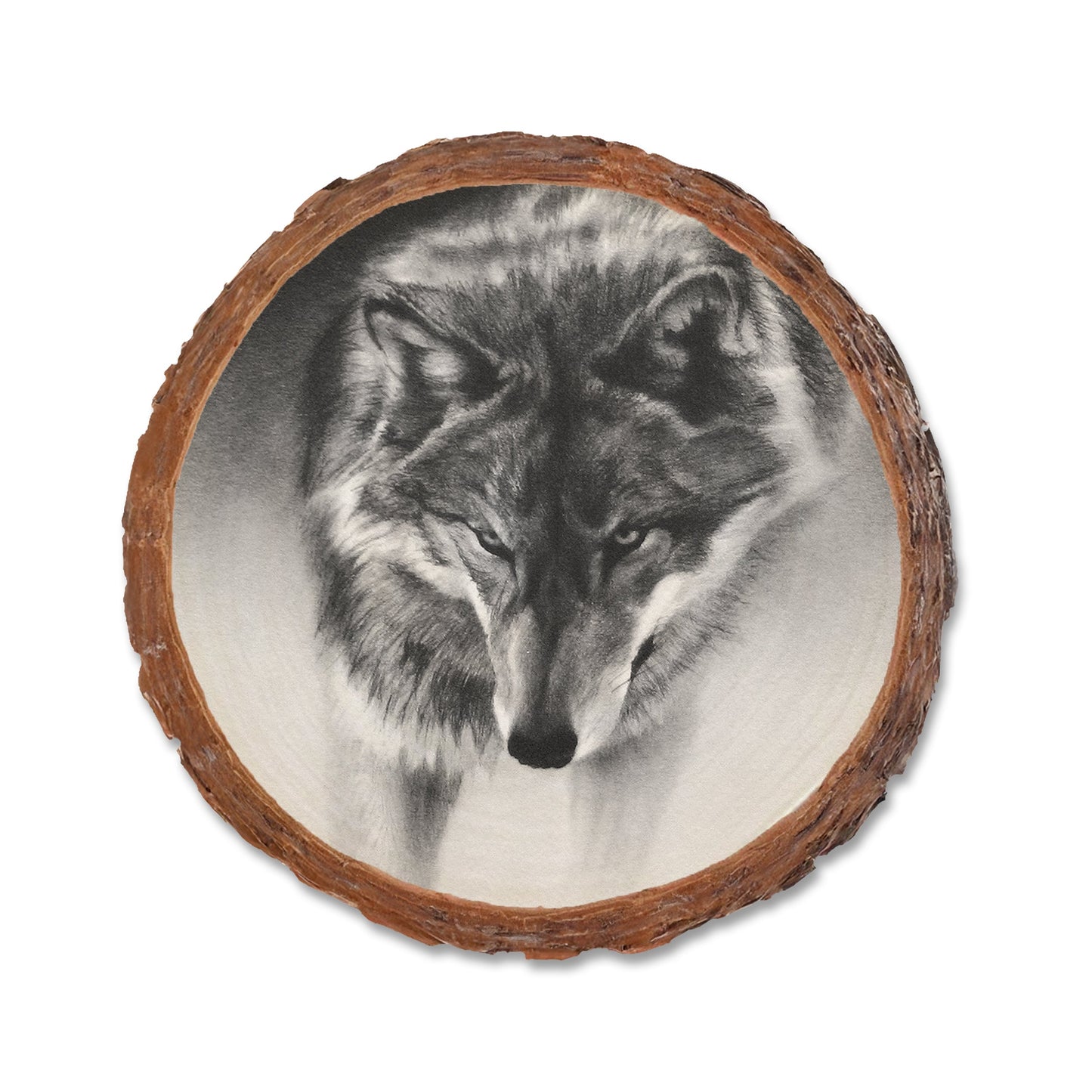 Johnson's Prowling Wolf - Live Edge Live Edge Coaster (5pk // $2.80ea)