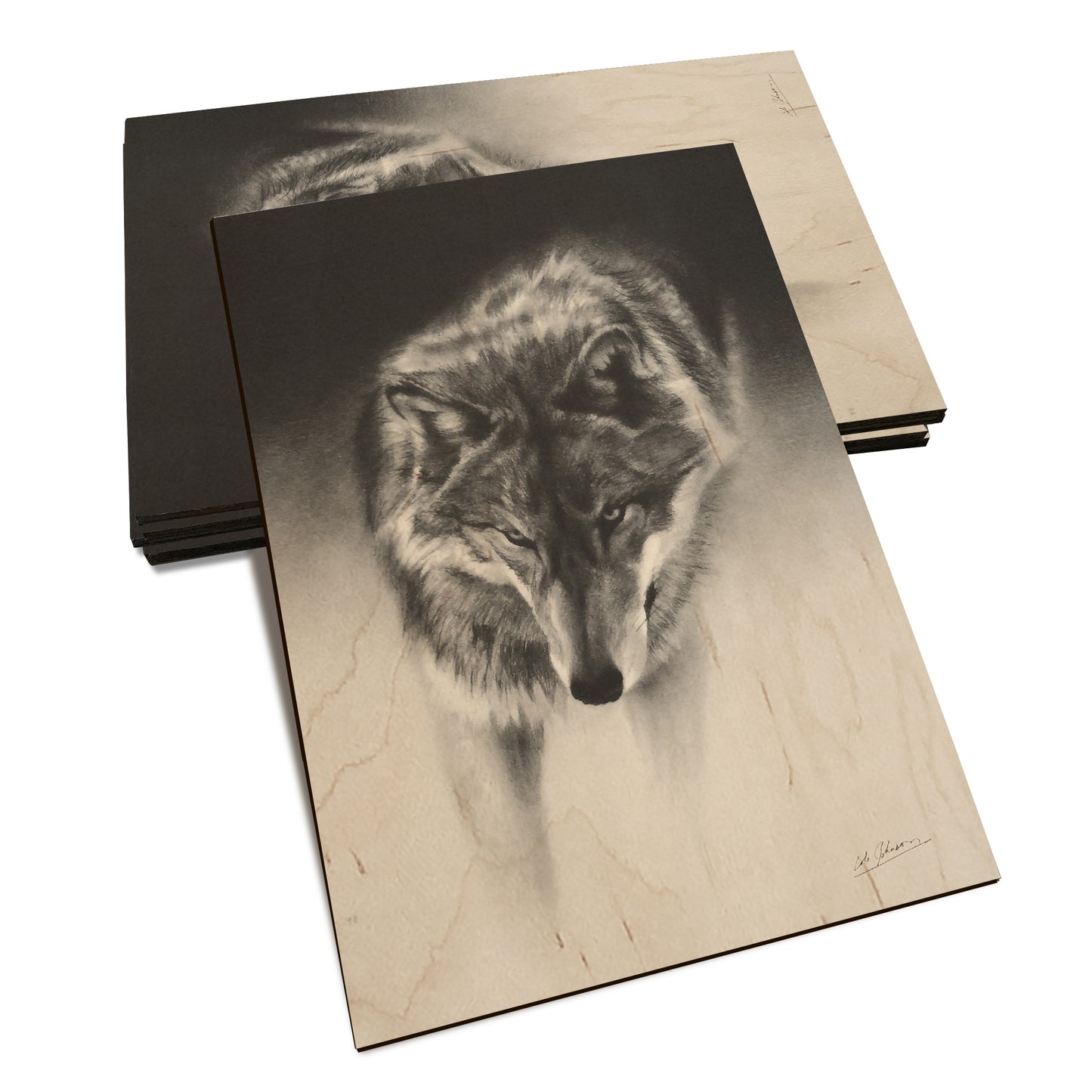Johnson's Prowling Wolf - Classic Edge Classic Edge Postcard (5pk // $2.80ea)