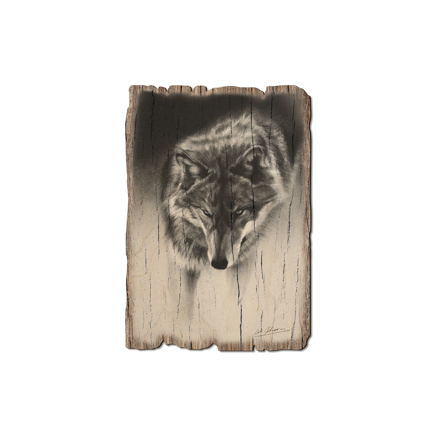 Johnson's Prowling Wolf - Rustic Edge Postcards & Magnets Rustic Edge Magnet (5pk // $2.80ea)