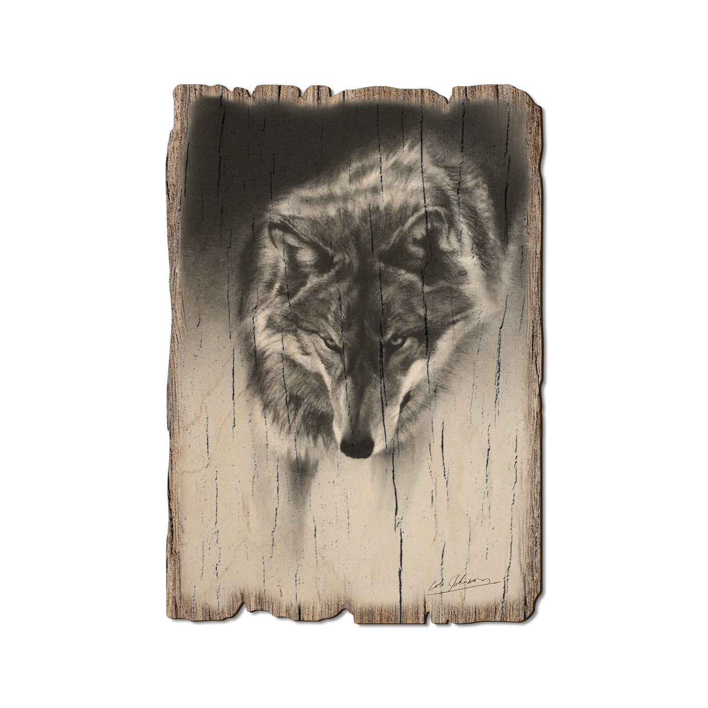 Johnson's Prowling Wolf - Rustic Edge Postcards & Magnets Rustic Edge Postcard (5pk // $2.80ea)