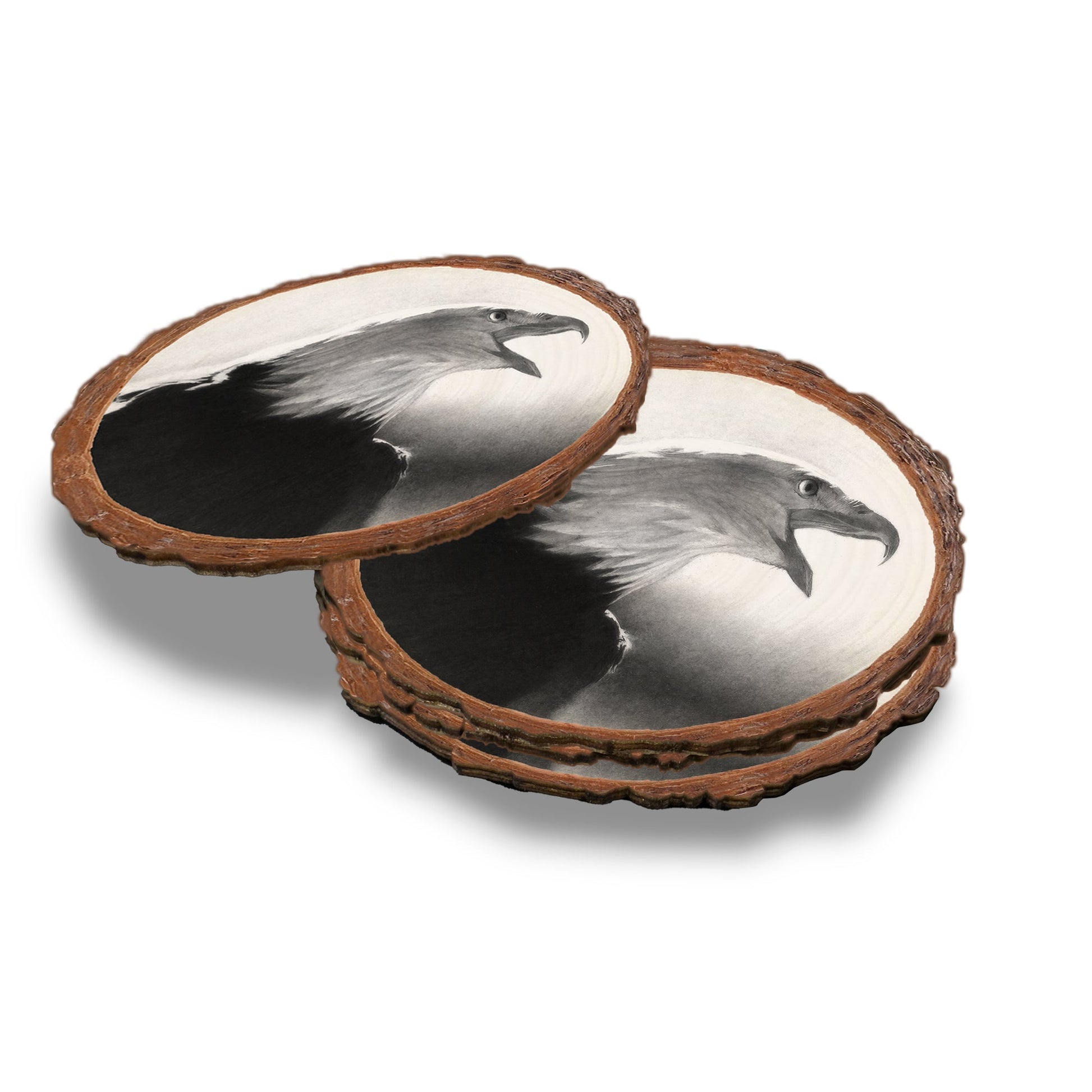 Johnson's Screaming Eagle - Live Edge Live Edge Coaster (5pk // $2.80ea)