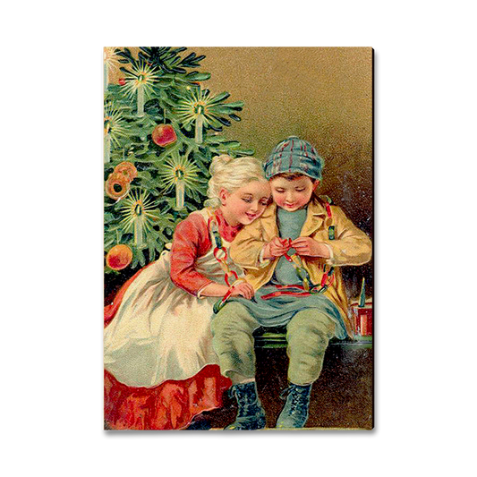 Greeting Card: Classic Edge - Christmas Kids