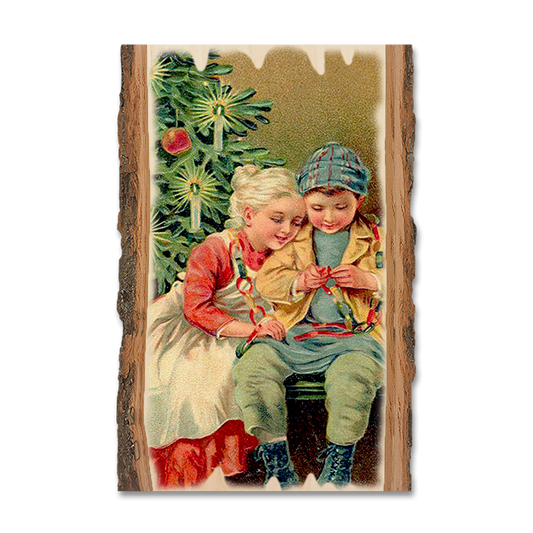 Greeting Card: Live Edge - Christmas Kids