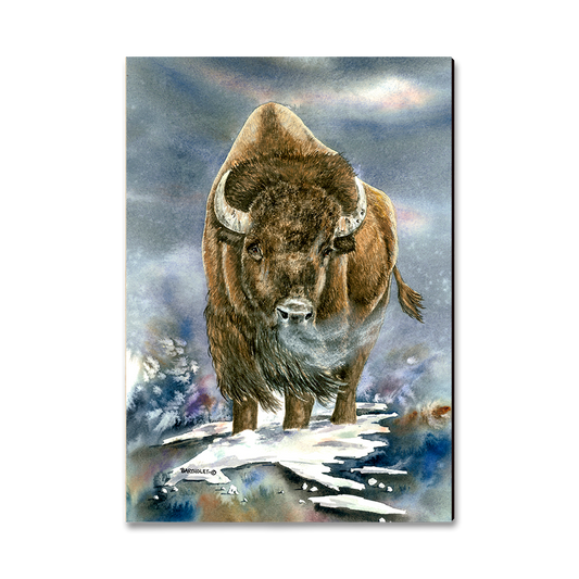 Greeting Card: Classic Edge - Bartholet's American Buffalo