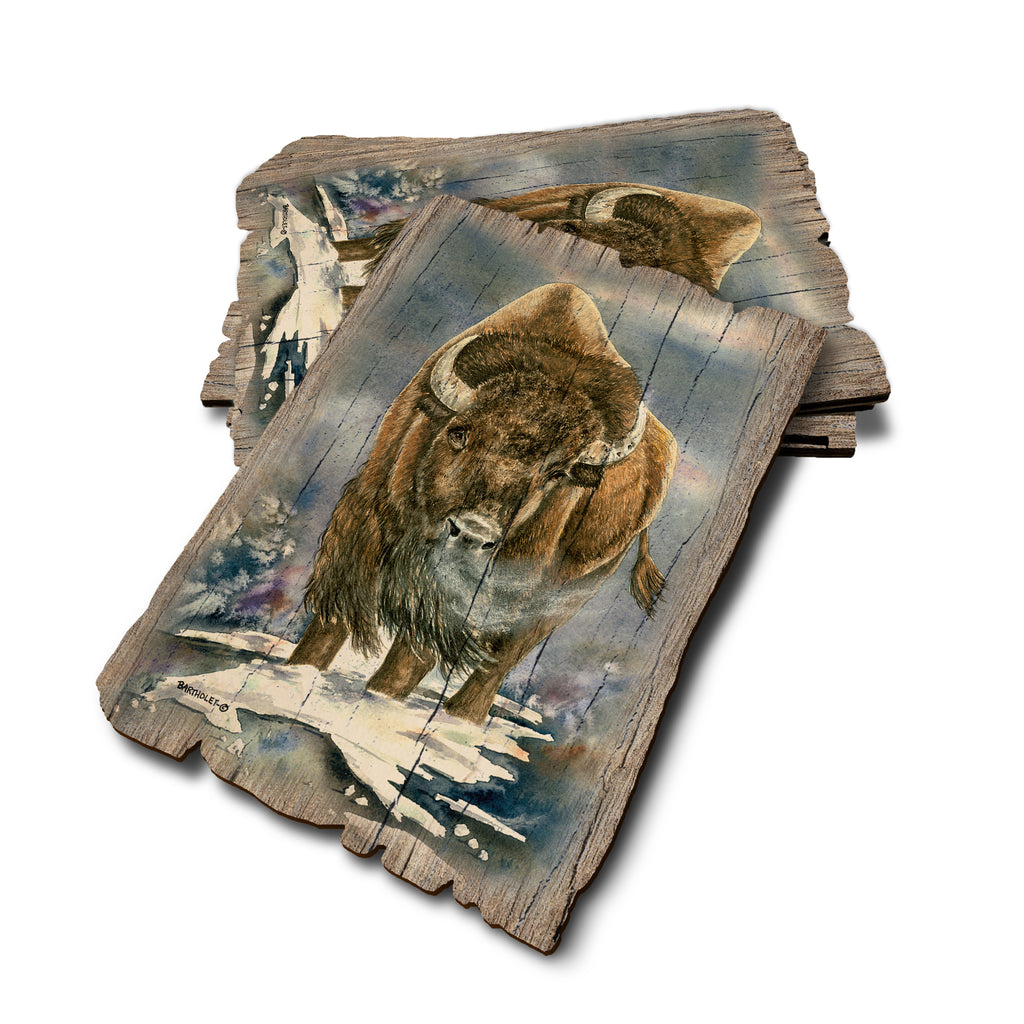 Bartholet's American Buffalo - Weathered Edge Rustic Edge Postcard (5pk // $2.80ea)