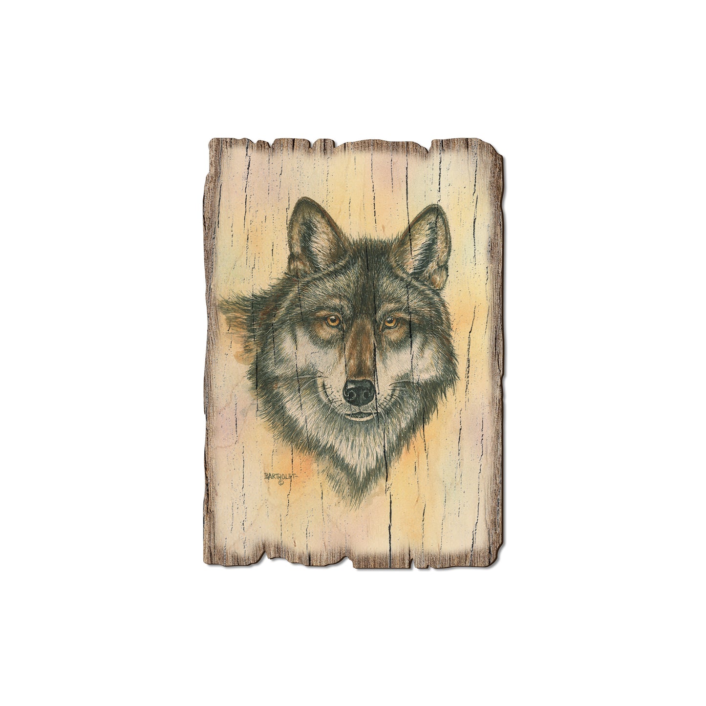Bartholet's Alpha Wolf - Rustic Edge Postcards & Magnets Rustic Edge Magnet (5pk // $2.80ea)