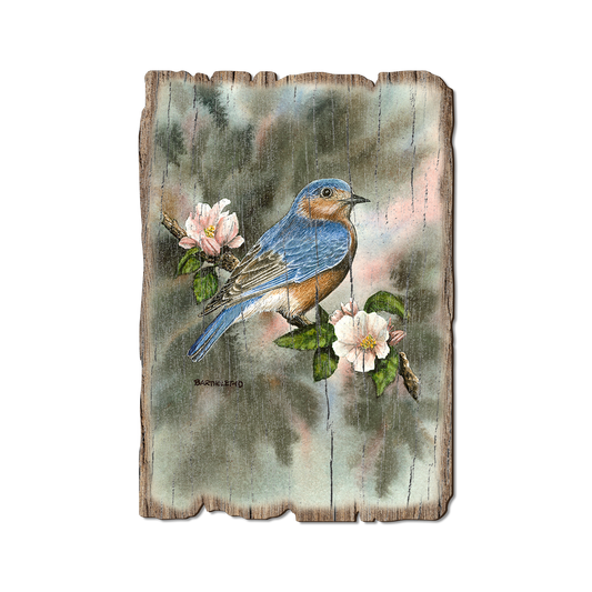 Greeting Card: Weathered Edge - Bartholet's Bluebird