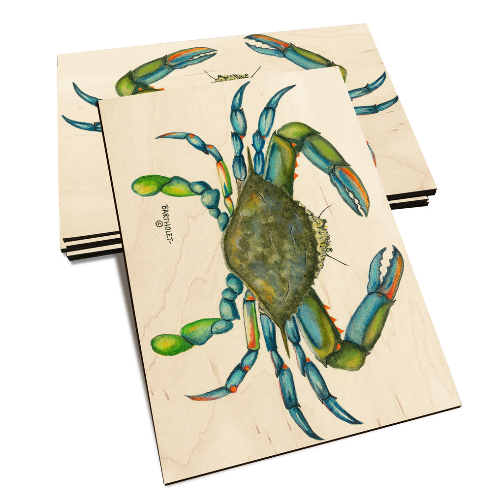 Bartholet's Blue Crab - Classic Edge Classic Edge Postcard (5pk // $2.80ea)