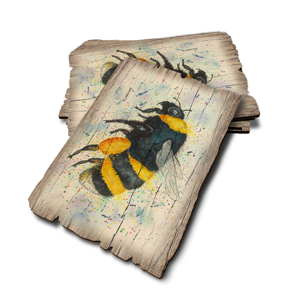 Bartholet's Bumble Bee - Weathered Edge Rustic Edge Postcard (5pk // $2.80ea)