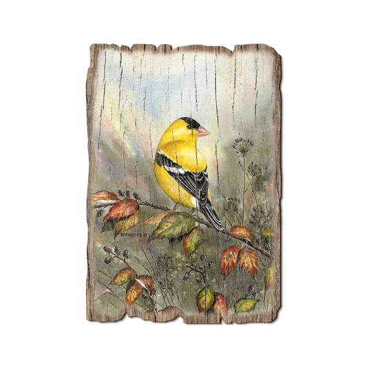 Greeting Card: Weathered Edge - Bartholet's Backyard Gold
