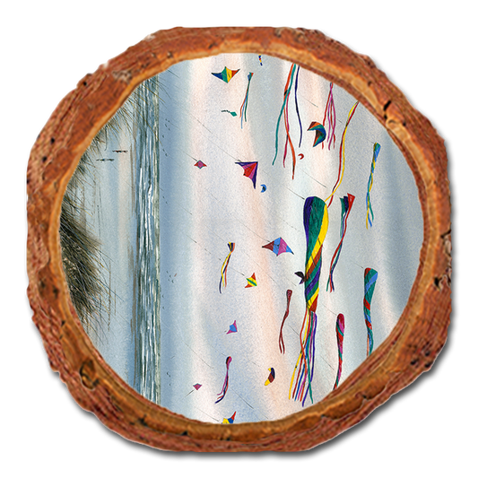 Coaster: Live Edge - Bartholet's Beach Kites