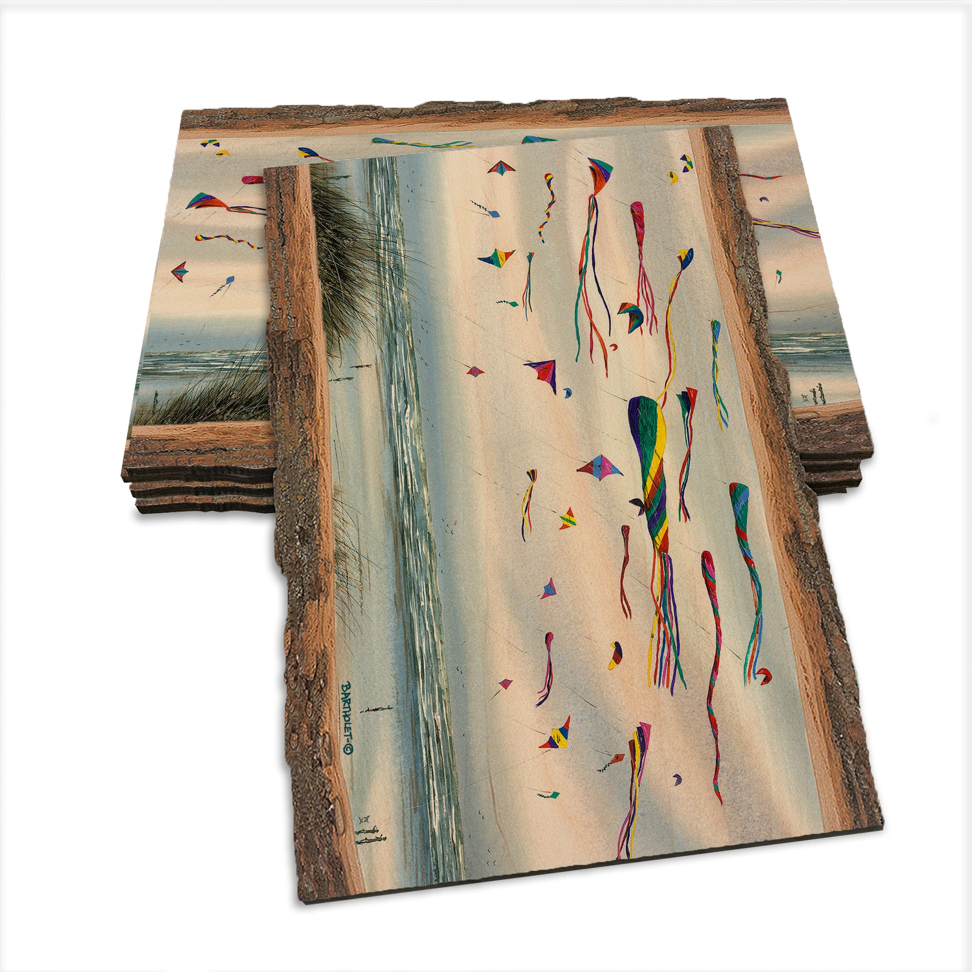 Bartholet's Beach Kites  - Live Edge Live Edge Postcard (5pk // $2.80ea)