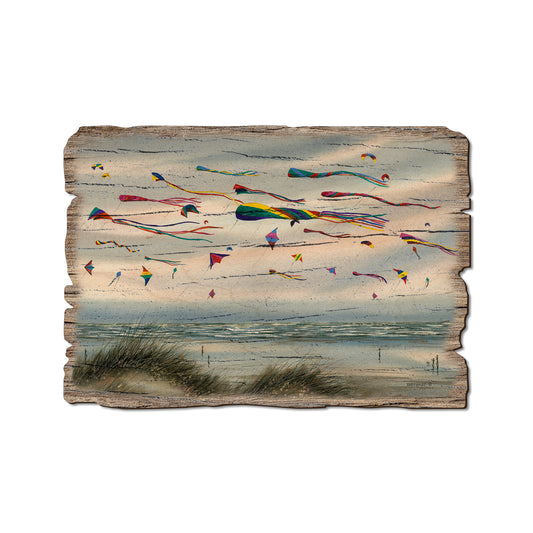 Bartholet's Beach Kites - Rustic Edge Postcards & Magnets Rustic Edge Postcard (5pk // $2.80ea)