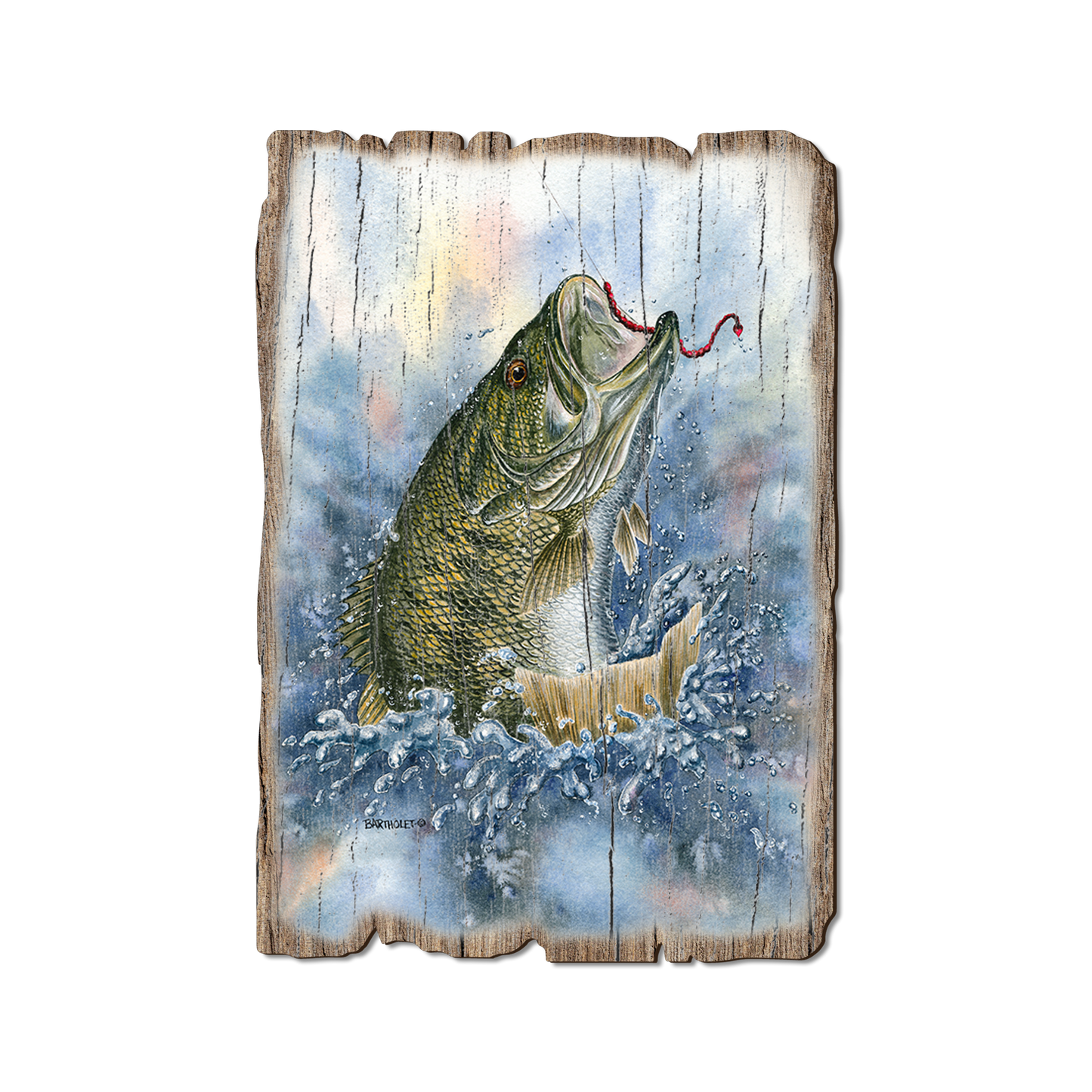 Greeting Card: Weathered Edge - Bartholet's Bucket Mouth