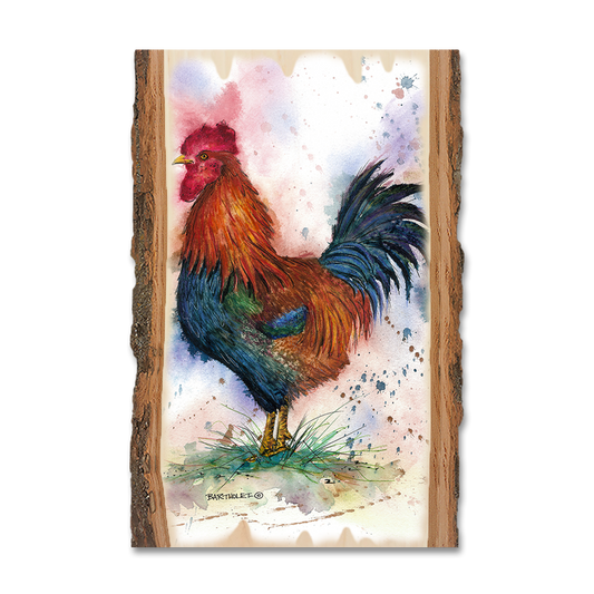 Magnet: Live Edge - Bartholet's Barnyard Rooster
