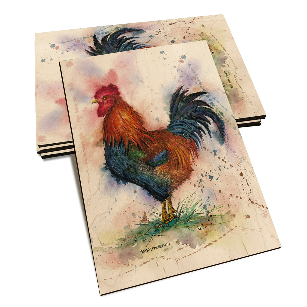Bartholet's Barnyard Rooster  - Classic Edge Classic Edge Postcard (5pk // $2.80ea)