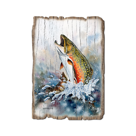 Greeting Card: Weathered Edge - Bartholet's Brook Trout (Pack of 5)