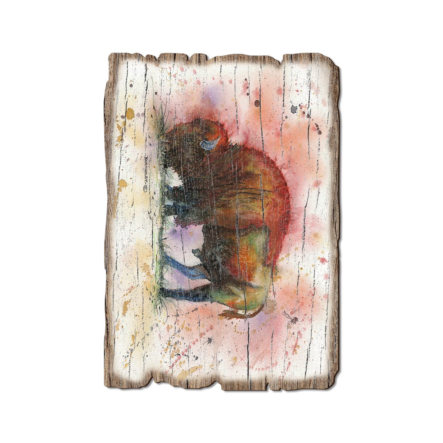 Greeting Card: Weathered Edge - Bartholet's The Buff