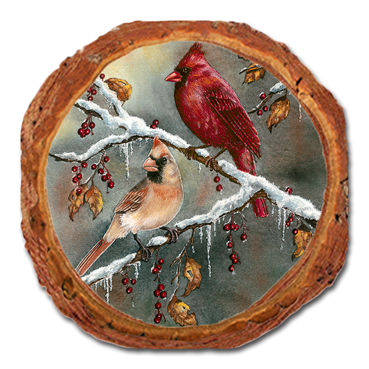Coaster: Live Edge - Bartholet's Cardinals (Pack of 5)