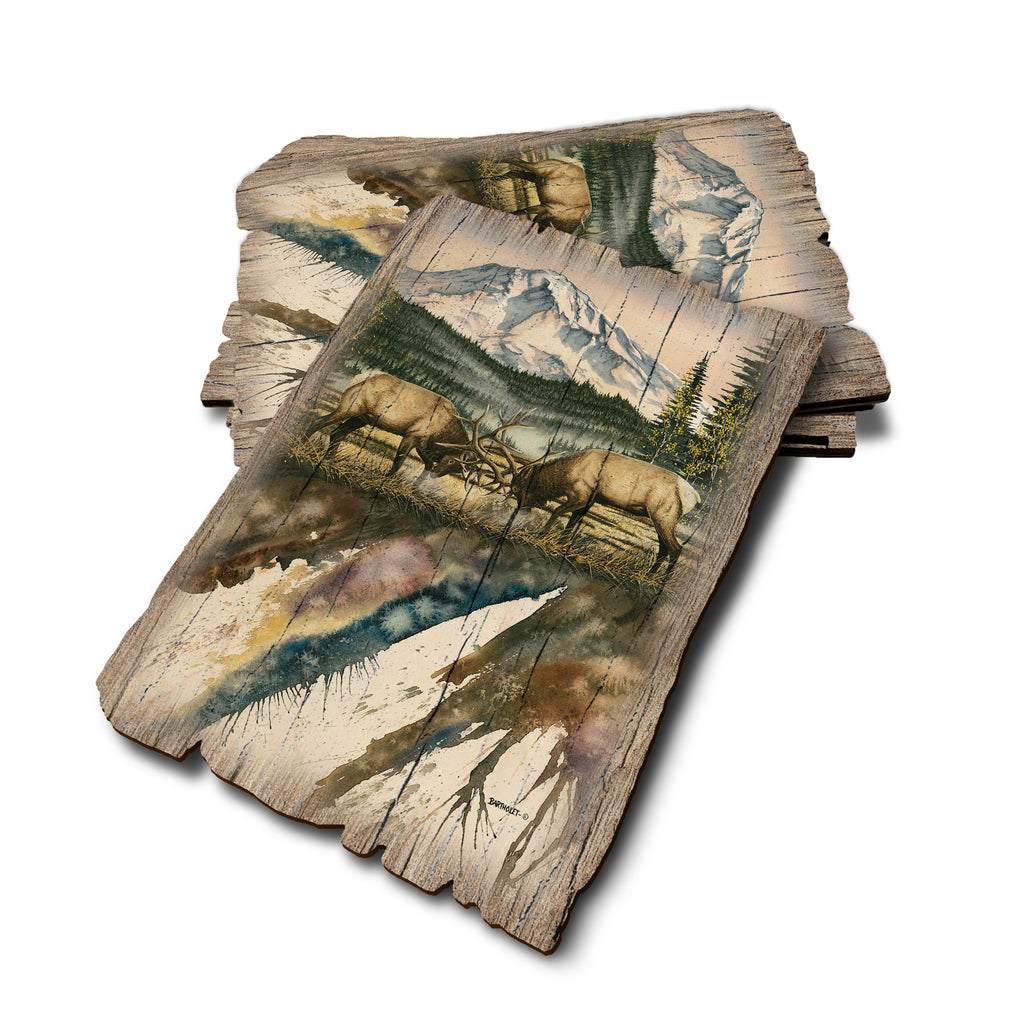 Bartholet's Clash Of The Titan - Weathered Edge Rustic Edge Postcard (5pk // $2.80ea)