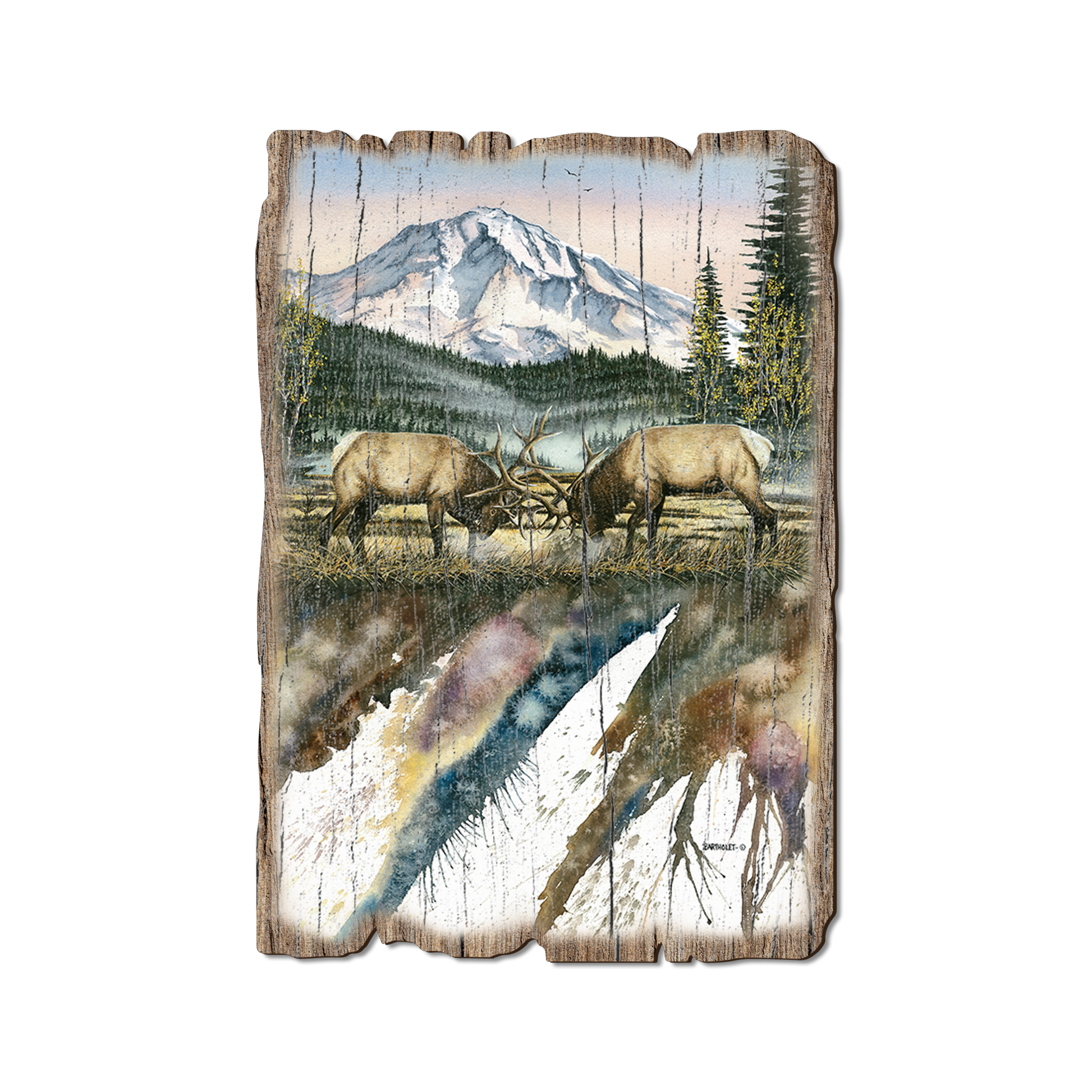 Greeting Card: Weathered Edge - Bartholet's Clash Of The Titan