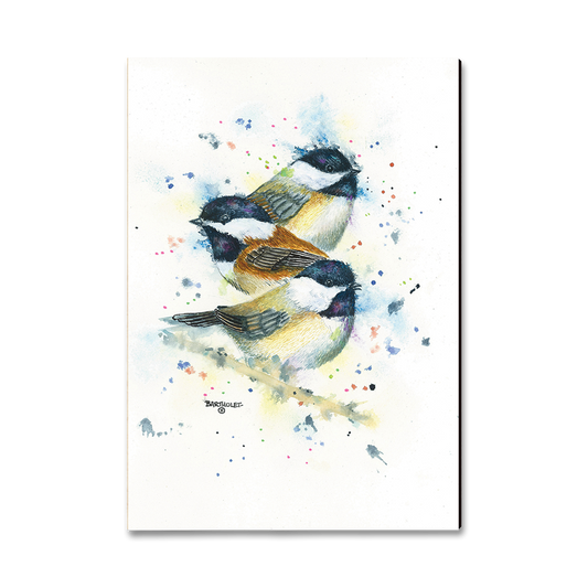 Magnet: Classic Edge - Bartholet's Chickadee Trio