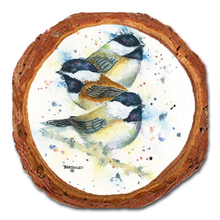 Coaster: Live Edge - Bartholet's Chickadee Trio (Pack of 5)