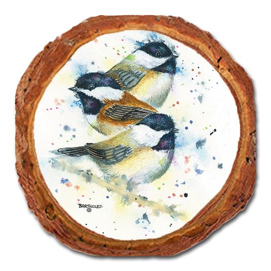Coaster: Live Edge - Bartholet's Chickadee Trio (Pack of 5)