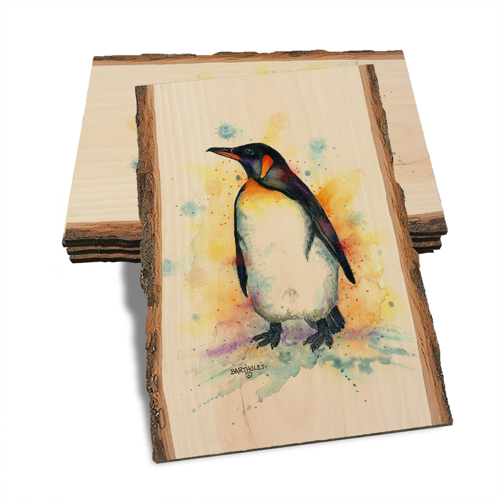 Bartholet's Emperor Penguin - Live Edge Live Edge Postcard (5pk // $2.80ea)