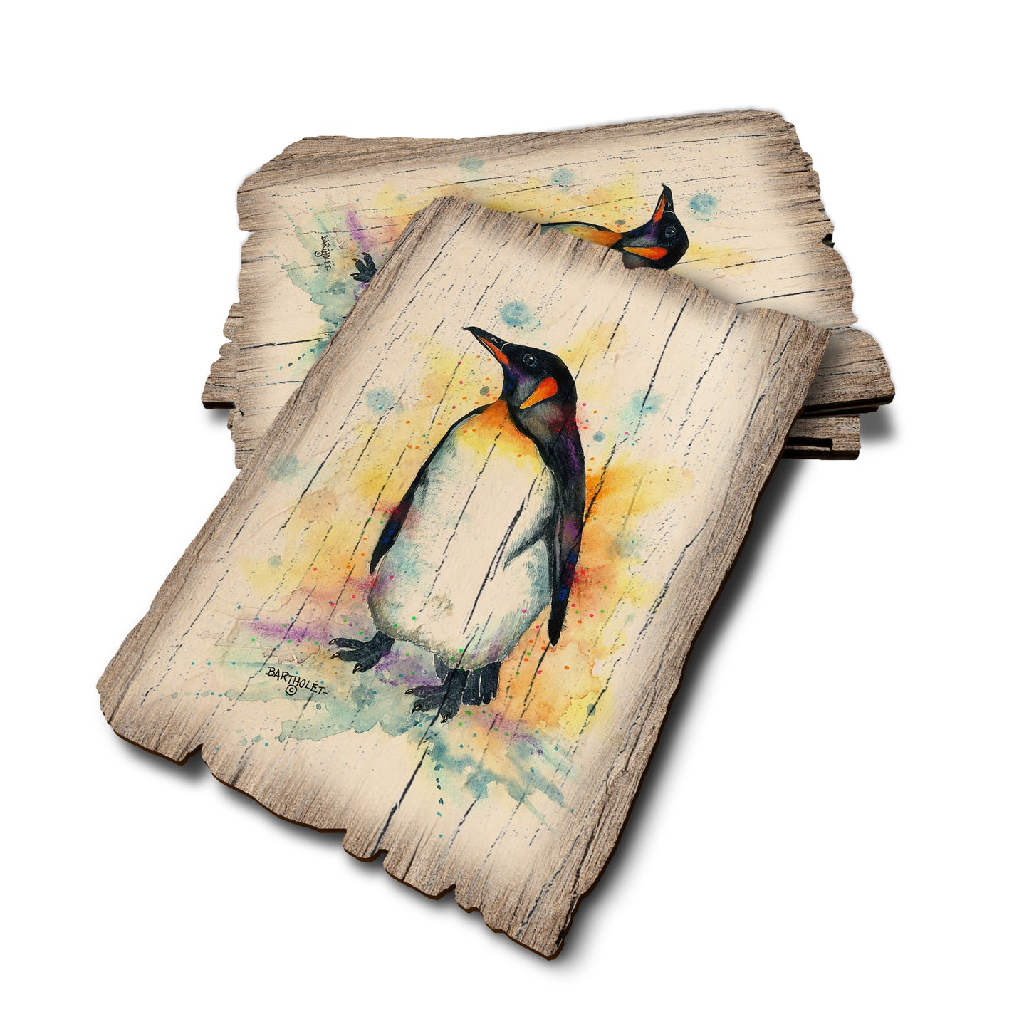 Bartholet's Emperor Penguin - Weathered Edge Weathered Edge Postcard (5pk // $2.80ea)