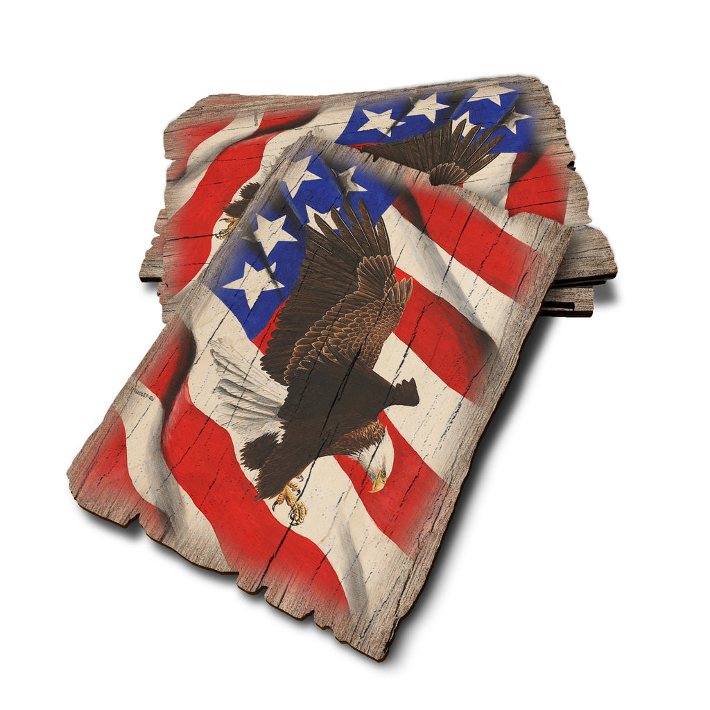 Bartholet's Freedom Flight - Weathered Edge Rustic Edge Postcard (5pk // $2.80ea)