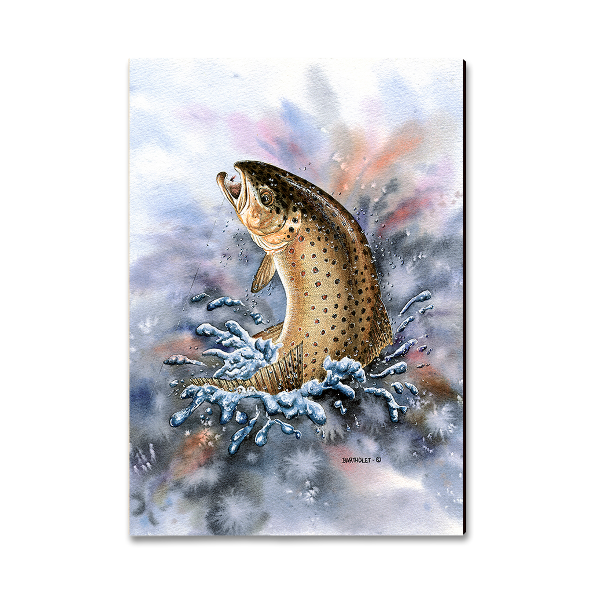 Magnet: Classic Edge - Bartholet's Fish On (Brown Trout)